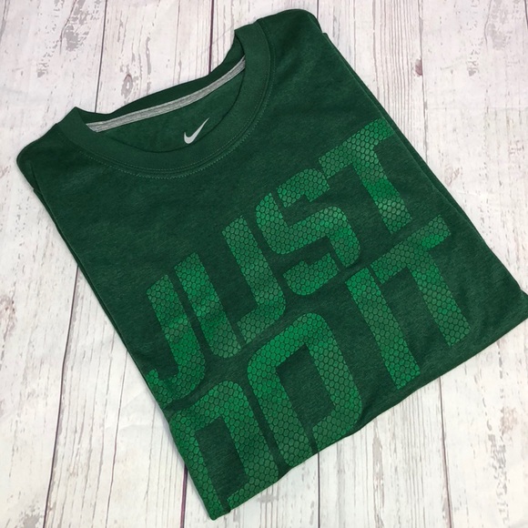 Nike Other - Nike Workout Short Sleeve Shirt Just Do It Logo
